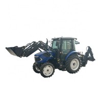 Factory directly sale 4 wheel drive 70hp tractor with front end loader