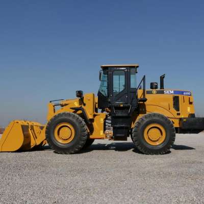 Heavy 4WD cheap SEM 655D 5 ton wheel loader