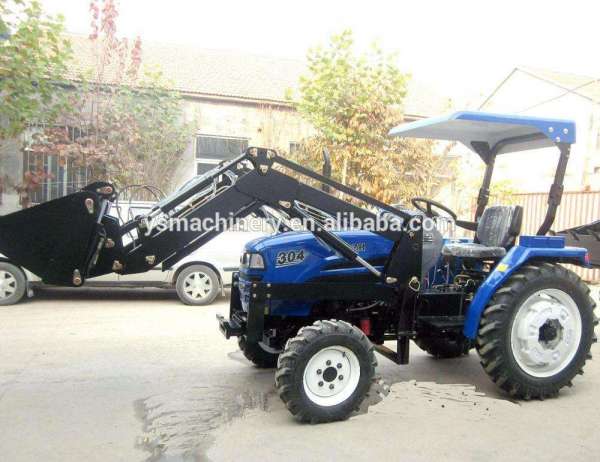 50hp 4WD mini China tractor with front end wheel loader