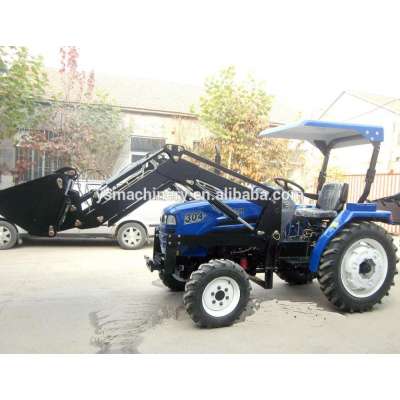 50hp 4WD mini China tractor with front end wheel loader